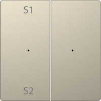 Клавиша двойная Merten D-Life PlusLink с S1/S2 пусто SD сахара SchE MTN5226-6033 Schneider Electric