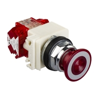 Кнопка грибовидная d30мм 120В красн. SchE 9001KR9P38RH25 Schneider Electric