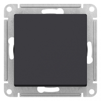 Выключатель 1-кл. СП AtlasDesign 10А IP20 (сх. 1) 10AX с самовозвратом механизм карбон SchE ATN001015 Schneider Electric