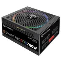 Блок питания ATX 750W SMART PRO RГбайт 80+ bronze (24+4+4pin) APFC 140мм fan color LED 9xSATA Cab Manag RTL PS-SPR-0750FPCBEU-R THERMALTAKE 1029550