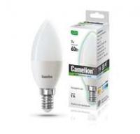 Лампа светодиодная LED7-C35/845/E14 7Вт свеча 4500К бел. E14 560лм 220-240В Camelion 12074