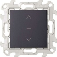 Графит Выключатель жалюзи 3-позиционный 10A 250В | 2420333-038 Simon 24