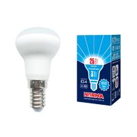 Лампа светодиодная LED-R39-3W/4000K/E14/FR/NR Norma 3Вт матовая 4000К нейтр. бел. E14 (упак. картон) Volpe UL-00005626 Uniel