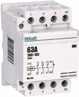 Контактор модульный 3НО+1НЗ 40А 230В МК-103 | 18082DEK DEKraft Schneider Electric
