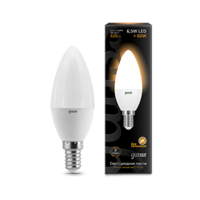 Лампа светодиодная LED 6.5 Вт 520 Лм 3000К теплая Е14 Свеча Black Gauss - 103101107