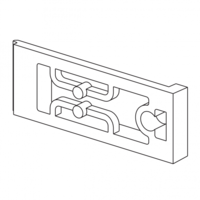Зажим для крепления на панели (уп.12шт) SchE TM172AP12PM Schneider Electric
