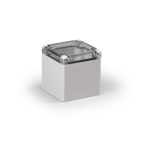 Cubo D 80 x 82 86 мм, глухая стенка, прозрачная крышка, ABS, IP 66/67 - DABP080809T Ensto