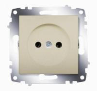 Механизм розетки 1-м СП 1мод. Cosmo 16А IP20 без заземл. титаниум ABB 619-011400-215