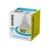 Лампа светодиодная LED 6.5Вт JCDR 220В GU5.3 D50х45 3000 теплый 460лм Космос LkecLED6.5wJCDRC30