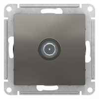 Розетка телевизионная проходная TV AtlasDesign 4дБ механизм сталь SchE ATN000992 Schneider Electric