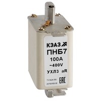 Предохранитель ПНБ7-400/100-80-63А-УХЛ3 | 110942 КЭАЗ (Курский электроаппаратный завод)