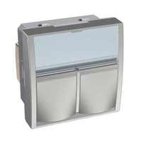 Розетка компьютерная СП S-one Altira RJ45 + CAT.6A экранир. металлик SchE ALB46357N Schneider Electric
