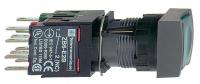 КНОПКА 16ММ 12-24В ЗЕЛЕНАЯ С ПОДСВЕТКОЙ XB6CF3B1B | Schneider Electric