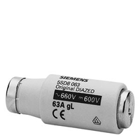 Вставка плавкая GL 63А 600В DIII E33 SIEMENS 5SD8063