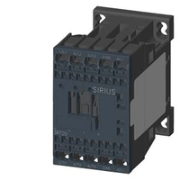 Контактор 3п AC-3 5.5кВт/400В 1НО 24В DC с возможностью коммуникации типоразмер S00 пружинные клеммы Siemens 3RT2017-2BB42-0CC0