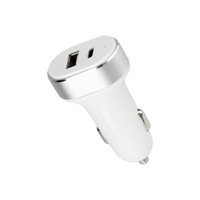 Автозарядка в прикуриватель REXANT АЗУ USB-A+USB-C, 3.1 A белая |18-2227 |