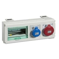 Блок отводной 32А с 2-ми силовыми роз. SchE KSB32CP11F Schneider Electric