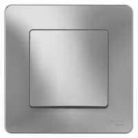 Переключатель проходной 1-кл. СП Blanca 10А IP20 (сх. 6) 250В алюм. SchE BLNVS010603 Schneider Electric