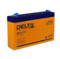 Аккумулятор 6В 7.2А.ч. Delta HR 6-7.2
