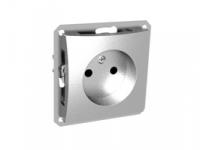 Механизм розетки 1-м СП Дуэт 16А IP20 без заземл. серебр. SchE WDE000341 Schneider Electric