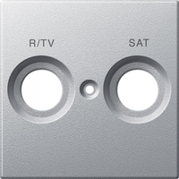 Плата центральная с маркировкой R/TV и SAT алюминий - MTN299260 Schneider Electric
