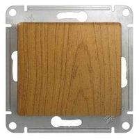 Выключатель 1-кл. СП Glossa 10А IP20 (сх. 1) 10AX механизм дуб SchE GSL000511 Schneider Electric