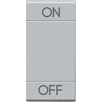 Клавиша ON OFF 1 мод. LivingLight алюм. Leg BTC NT4911AGN Legrand