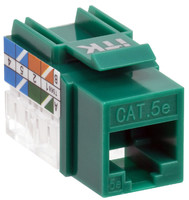 Модуль Keystone Jack кат.5E UTP 110 IDC 90град зелёный | CS1-1C5EU-11-02 ITK IEK (ИЭК)