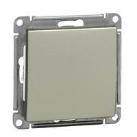 Выключатель 1-кл. СП W59 10А IP20 10AX механизм шампань SchE VS110-154-4-86 Schneider Electric
