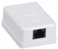 Настенная информационная розетка RJ45 кат. 6 FTP 1-порт - CS2-1C06F-12 IEK (ИЭК)