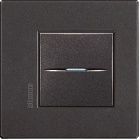 Рамка декоративная 2 модуля антрацит Axolute Eteris Legrand HW4802HS