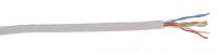 Кабель связи витая пара U/UTP, серый кат.5E 4х2х0,51 (24AWG) solid, PVC, 305м, (LC1-C5E04-111) ITK IEK (ИЭК)