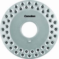 Фонарь LED6248 (светильник 48LED 3хLR6 пласт. серебр.) Camelion 10383