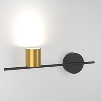 Светильник-подсветка Acru LED черный/золото (MRL 1019) 12Вт Elektrostandard | a047882 Электростандарт