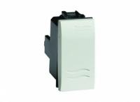 Выключатель кнопочный 1-кл. 1мод. Brava 16А IP20 бел. DKC 76021B (ДКС)