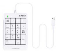 Блок числовой Fstyler FK13P бел. USB slim для ноутбука WHITE A4TECH 1379893