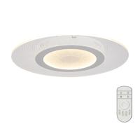 Светильник потолочныйLed DLC-N502 34W ACRYL/CLEAR Nimfea диммир. пульт ДУ (в/к) 3000К/4000К/6500К пластик Fametto UL-00003928
