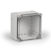 Cubo C 200 x 132 мм, выбивные фланцы, прозрачная крышка, PC, IP 66/67 - CPCF202013T Ensto