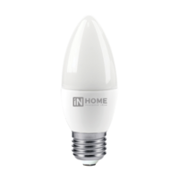 Лампа светодиодная LED-СВЕЧА-VC 6Вт 230В Е27 4000К 540Лм | 4690612020419 IN HOME