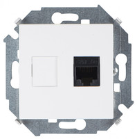 Механизм розетки комп. Simon15 RJ45 CAT.5E (AMP) бел. Simon 1591551-030