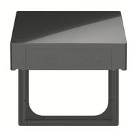 Кольцо промежуточное с откидной крышкой для накладок 55x55 мм IP44 Future/Axcent/Carat/Династия антрацит ABB 2CKA001719A0217