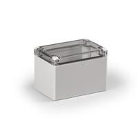 Cubo D 80 x 120 86 мм, глухая стенка, прозрачная крышка, PC, IP 66/67 - DPCP081209T Ensto