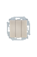Выключатель 3-кл. СП Simon 15 10А IP20 250В винт. зажим механизм шампань 1591391-034