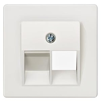 КРЫШКА СИСТЕМНОЙ РОЗЕТКИ CAT 3 1X8-ПОЛЮС 55X55MM DELTA I-SYSTEM ТИТАНОВО-БЕЛЫЙ Siemens 5TG1210