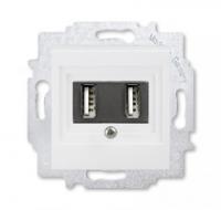 Устройство зарядное USB двойн. Levit бел. ABB 2CHH290040A6003