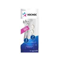 Удлинитель 3х7м без заземл. 16А IP20 ПВС 2х1 Космос YKsm7m-3g(K)