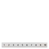 Табличка плоская длинная 1 - 10 ZBF6 Siemens 8WH81213AB05