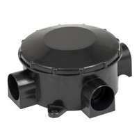 Коробка распределительная КМР-040-040б трехрожковая черная (70х35) EKF PROxima | plc-kmr-040-040b