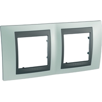 Рамка 2-м Unica Top флюорит/графит SchE MGU66.004.294 Schneider Electric