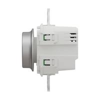Механизм светорегулятора поворотно-нажимного LED WISER UNICA NEW 200Вт универс. алюм. SchE NU551830 Schneider Electric